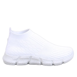 Darts Scarpe sportive a calzino bianche - Inello bianca