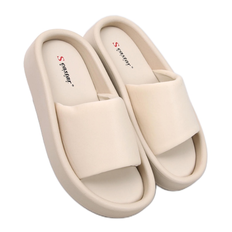 Fontes Sandalo morbido da donna beige - Inello