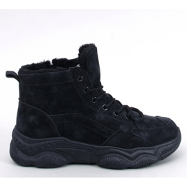 Elius Black - Scarpe da ginnastica invernali isolanti Inello nero