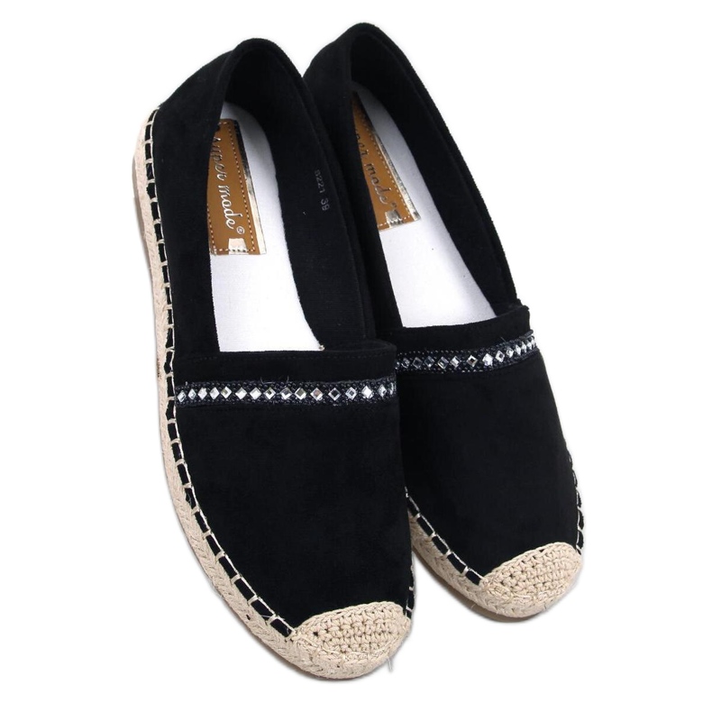Espadrillas da donna Etance Nero - Inello