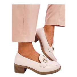 Décolleté Rabier Beige con tacco largo - Inello