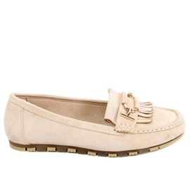 Mocassini da donna Leif Khaki - Inello beige
