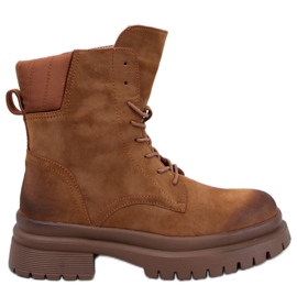 Stivaletti Trapper con protezione Desfor Camel - Inello marrone