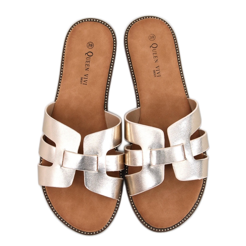 Sandalo da donna Charnes Gold - Inello giallo