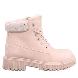 Stivali isolanti da donna Leode Beige - Inello