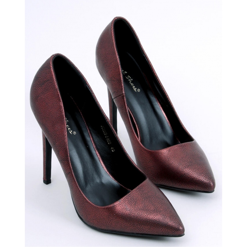 Tacchi alti da donna in grana Leda Red - Inello rosso