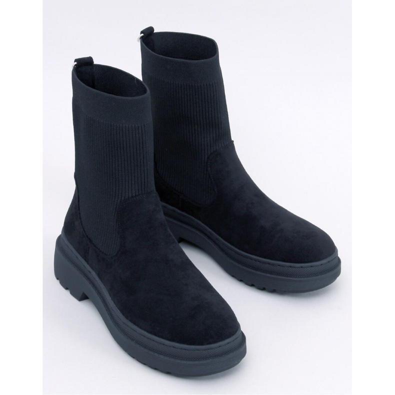 Stivaletti Chelsea con tomaia elastica Joyner Nero - Inello