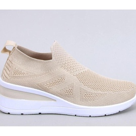 Bayol Sneakers con zeppa a calzino beige - Inello
