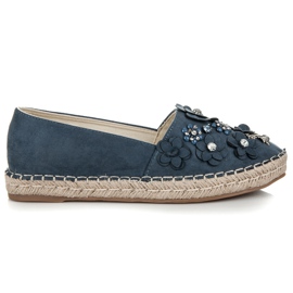 Marquiz Scarpe basse slip-on con decorazioni blu