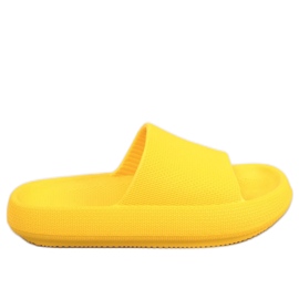 Ritter Sandalo infradito in gomma gialla - Inello giallo