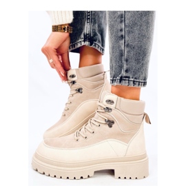 Mathen Stivali da trapper beige - Inello