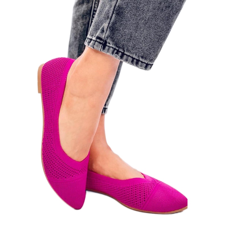 Ballerine mandorla traforate Sotty Fuchsia - Inello rosa