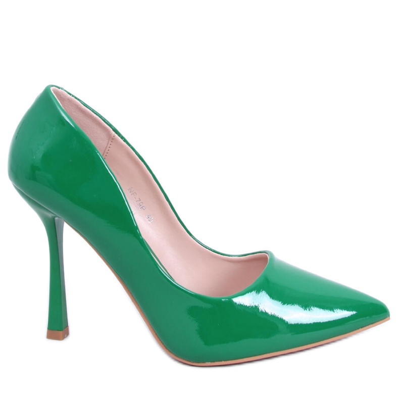 Tacchi a spillo da donna in vernice Anika Grass - Inello verde