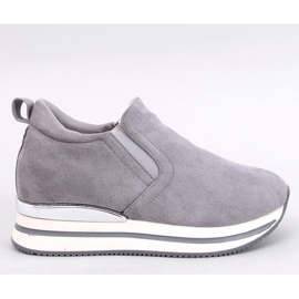 Scarpe con zeppa nascosta Boult Grey - Inello grigio
