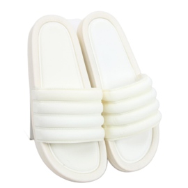 Sandalo infradito da donna Minno White - Inello bianco