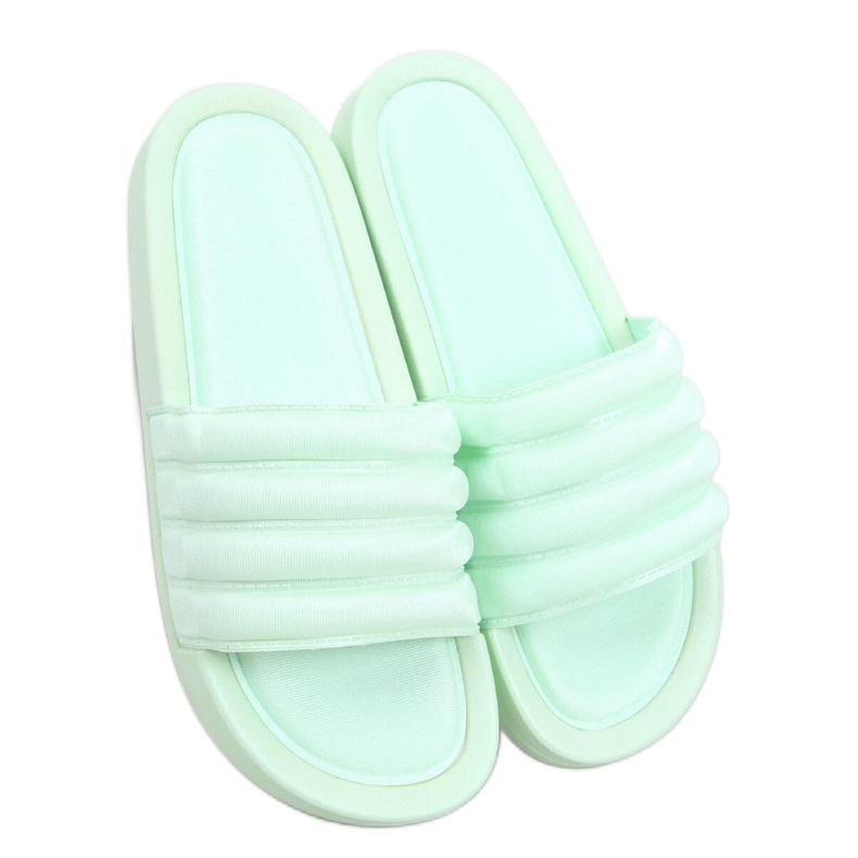 Minno LT.GREEN sandalo infradito da donna - Inello verde