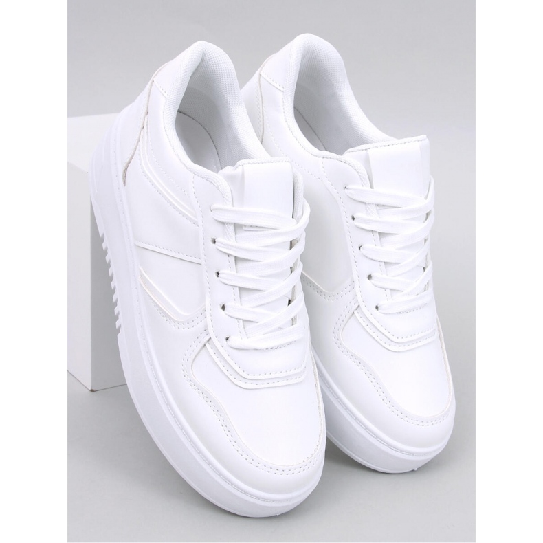 Sneakers da donna Lees White - Inello bianca