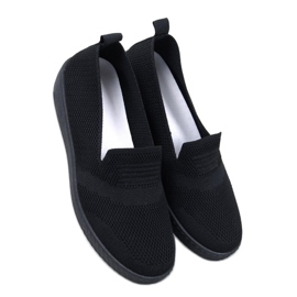 Combe Scarpe da ginnastica a calzino nere - Inello nero