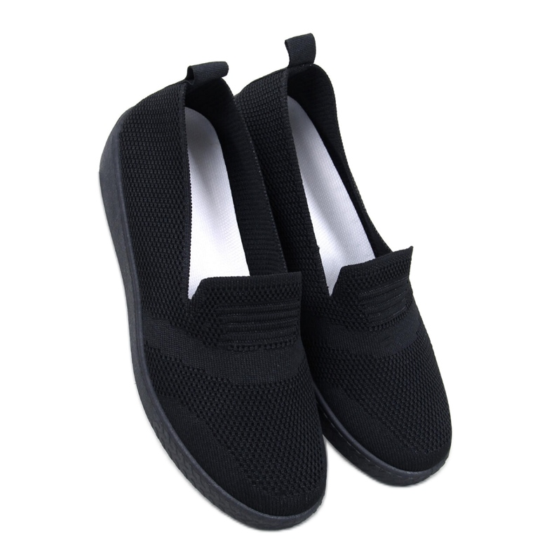 Combe Scarpe da ginnastica a calzino nere - Inello nero