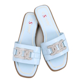 Sandalo infradito Mille blu con strass - Inello