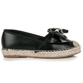 Vices Espadrillas sulla piattaforma con fiocco nero