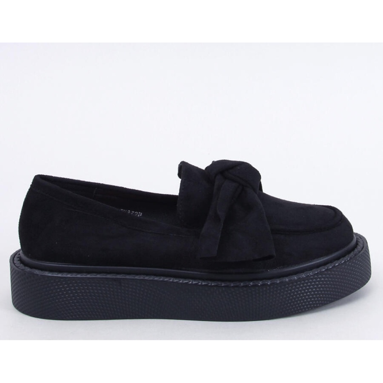 Tempelton Mocassini in camoscio nero con fiocco - Inello