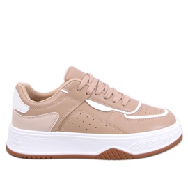 Scarpe da ginnastica da donna Moriau Camel - Inello marrone