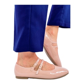 Brevetto Mary Jane Liths Ballerine nude - Inello rosa
