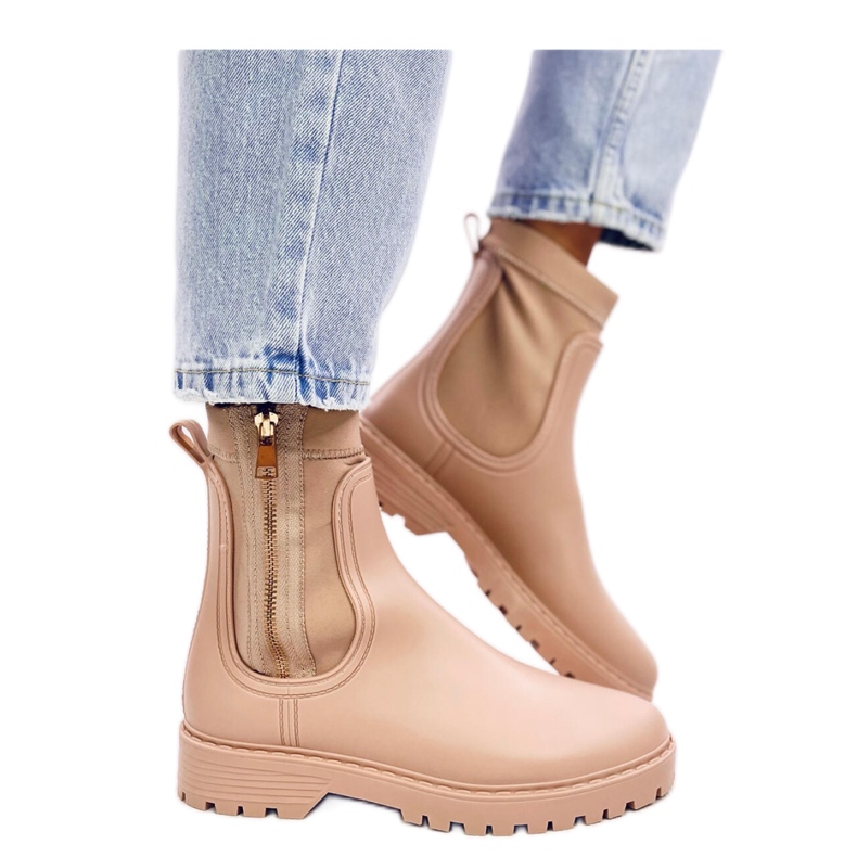 Stivaletti Chelsea da donna Below Beige - Inello