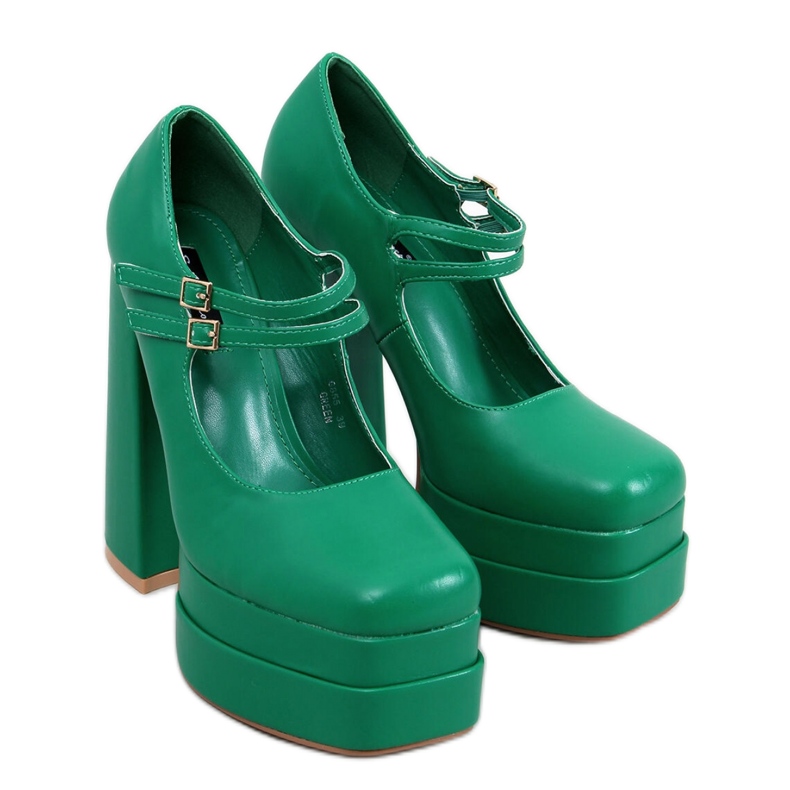 Décolleté con plateau Loit Green - Inello verde