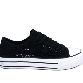 Ferrie Sneakers in pizzo nero - Inello