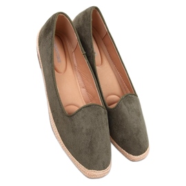 Espadrillas da danza classica da donna Ballot Olive - Inello verde