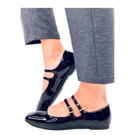 Ballerine nere in vernice Mary Jane Liths - Inello nero