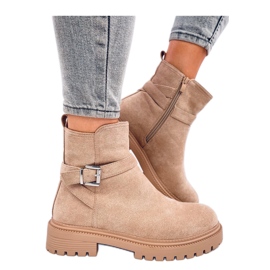 Stivaletti Chelsea Ortiz Beige - Inello