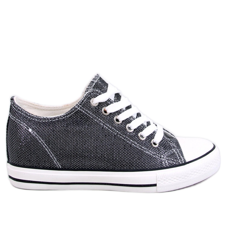 Foss Scarpe da ginnastica con zeppa nere - Inello nero