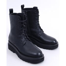 Stivaletti con suola alta West Black - Inello nero