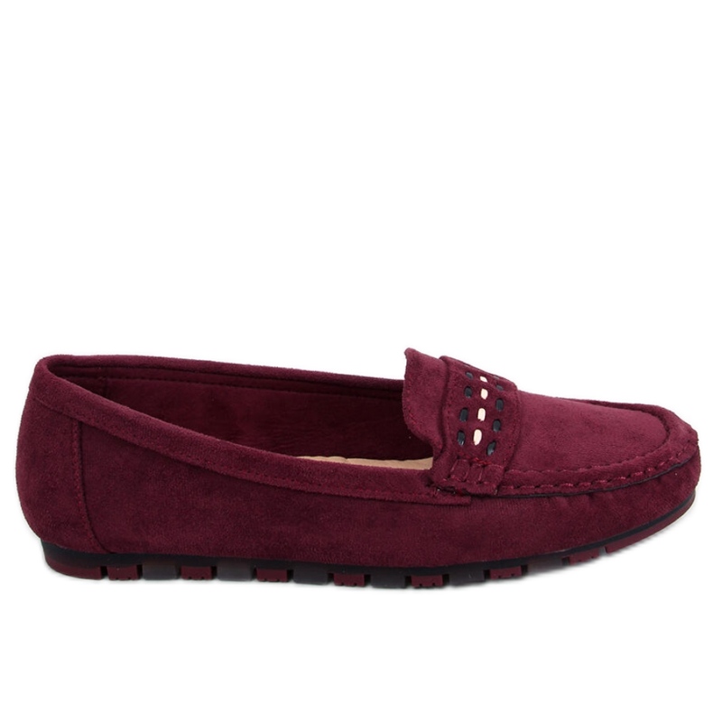 Mocassini da donna Guerra Wine - Inello rosso