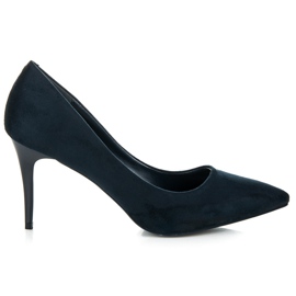 Comer Tacchi in camoscio blu
