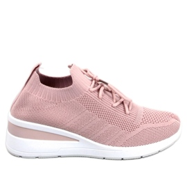 Scarpe sportive con zeppa nascosta Croft Pink - Inello rosa