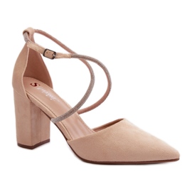 Step in style Décolleté Modello Lagra QA205P Beige - Entra con stile