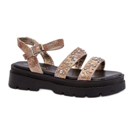 Step in style Sandali Modello Arcida 100-396 Oro/Beige - Entra con stile