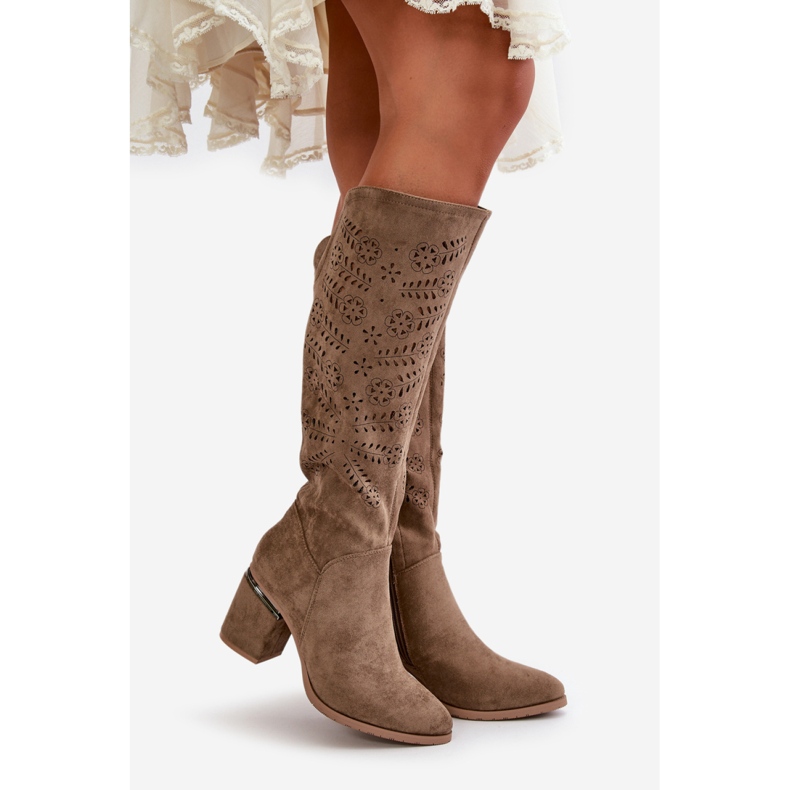 Step in style Stivali Modello Vinceza 16443 Beige Scuro - Entra con stile