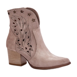 Step in style Stivali Modello Lewski 3613 Cappuccino Scamosciato - Entra con stile beige