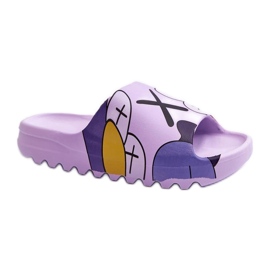 Step in style Sandalo Infradito Modello Monsters CK240P Viola - Entra con stile