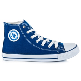 New Age Sneakers alte da uomo blu