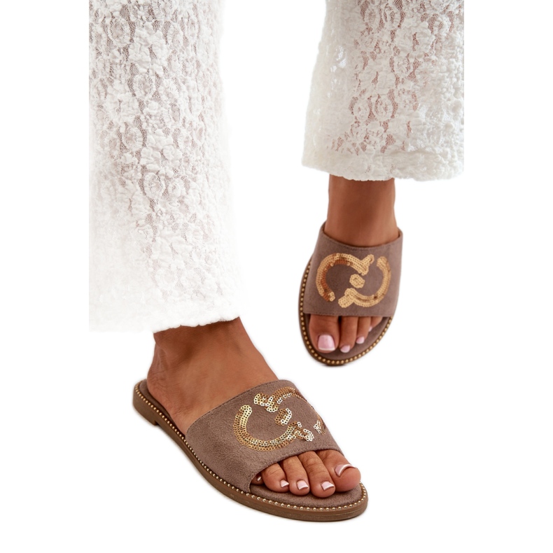 Step in style Sandalo Infradito Modello S.Barski KV27-052 Marrone - Entra con stile
