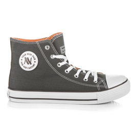 New Age Sneakers alte da uomo grigio