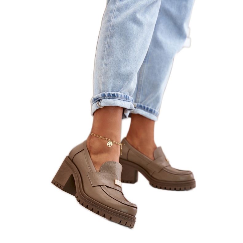 Step in style Scarpe Modello Zazoo 20168 Dark Beige - Entra con stile