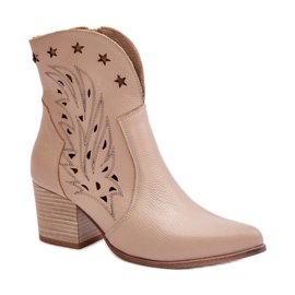 Step in style Stivali Modello Lewski 3613 Pelle Beige - Entra con stile