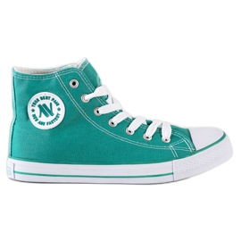 New Age Sneakers alte legate verde